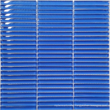 Blue Glass Strip Tile for Pool (PT55)